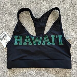 Victoria's Secret PINK Collegiate Collection Hawaii Racerback Bra Size Large